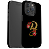 For iPhone 15 Pro Case Tough Protective Cover, Embellished Letter B | Protective Covers | iCoverLover Australia