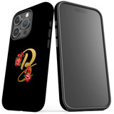 For iPhone 15 Pro Case Tough Protective Cover, Embellished Letter B | Protective Covers | iCoverLover Australia