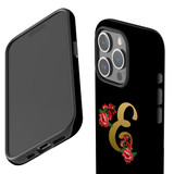 For iPhone 15 Pro Case Tough Protective Cover, Embellished Letter E | Protective Covers | iCoverLover Australia