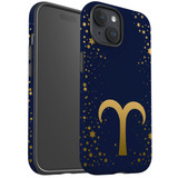 For iPhone 15 Case Tough Protective Cover, Aries Sign | Protective Covers | iCoverLover Australia