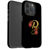 For iPhone 15 Pro Max Case Tough Protective Cover, Embellished Letter B | Protective Covers | iCoverLover Australia