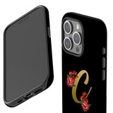 For iPhone 15 Pro Max Case Tough Protective Cover, Embellished Letter C | Protective Covers | iCoverLover Australia