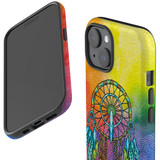 For iPhone 15 Case Tough Protective Cover, Colourful Dreamcatcher | Protective Covers | iCoverLover Australia