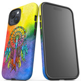 For iPhone 15 Case Tough Protective Cover, Colourful Dreamcatcher | Protective Covers | iCoverLover Australia