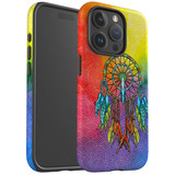 For iPhone 15 Pro Max Case Tough Protective Cover, Colourful Dreamcatcher | Protective Covers | iCoverLover Australia