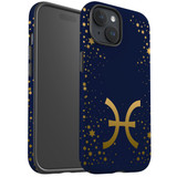For iPhone 15 Case Tough Protective Cover, Pisces Sign | Protective Covers | iCoverLover Australia