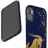 For iPhone 15 Case Tough Protective Cover, Capricorn Drawing | Protective Covers | iCoverLover Australia