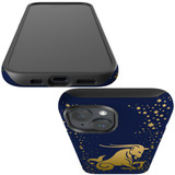 For iPhone 15 Case Tough Protective Cover, Capricorn Drawing | Protective Covers | iCoverLover Australia