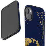 For iPhone 15 Case Tough Protective Cover, Pisces Drawing | Protective Covers | iCoverLover Australia