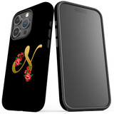 For iPhone 15 Pro Case Tough Protective Cover, Embellished Letter N | Protective Covers | iCoverLover Australia