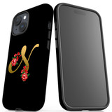 For iPhone 15 Case Tough Protective Cover, Embellished Letter N | Protective Covers | iCoverLover Australia
