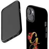For iPhone 15 Case Tough Protective Cover, Embellished Letter G | Protective Covers | iCoverLover Australia