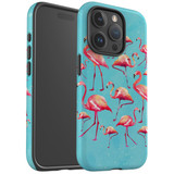 For iPhone 15 Pro Case Tough Protective Cover, Flamingoes | Protective Covers | iCoverLover Australia