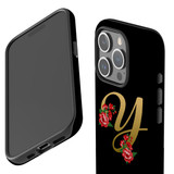 For iPhone 15 Pro Case Tough Protective Cover, Embellished Letter Y | Protective Covers | iCoverLover Australia