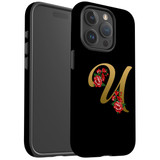 For iPhone 15 Pro Max Case Tough Protective Cover, Embellished Letter U | Protective Covers | iCoverLover Australia