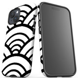 For iPhone 15 Plus Case Tough Protective Cover, Japanese Folk Waves | Protective Covers | iCoverLover Australia