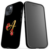 For iPhone 15 Plus Case Tough Protective Cover, Embellished Letter A | Protective Covers | iCoverLover Australia