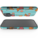 For iPhone 15 Plus Case Tough Protective Cover, Dachshund Dogs Cute | Protective Covers | iCoverLover Australia