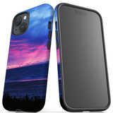 For iPhone 15 Plus Case Tough Protective Cover, Sunset At Henley Beach | Protective Covers | iCoverLover Australia