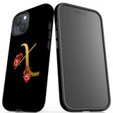 For iPhone 15 Plus Case Tough Protective Cover, Embellished Letter X | Protective Covers | iCoverLover Australia