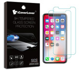 iCoverLover For iPhone XS Max Wallet Case + [2-Pack] Screen Protectors