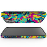 Abstract Strokes Case - iPhone 15 Pro Max, 15 Plus, 15 Pro, 15 Compatible with MagSafe