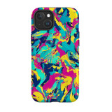 Abstract Strokes Case - iPhone 15 Plus Compatible with MagSafe