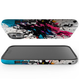 Dark Splatter Case - iPhone 15 Pro Max, 15 Plus, 15 Pro, 15 Compatible with MagSafe