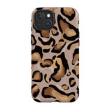 Leopard Pattern Case - iPhone 15 Plus Compatible with MagSafe
