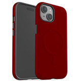 Maroon Red Case - iPhone 15 Pro Max, 15 Plus, 15 Pro, 15 Compatible with MagSafe