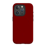 Maroon Red Case - iPhone 15 Pro Compatible with MagSafe