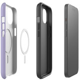 Lavender Case - iPhone 15 Pro Max, 15 Plus, 15 Pro, 15 Compatible with MagSafe