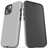 Grey Case - iPhone 15 Pro Max, 15 Plus, 15 Pro, 15 Compatible with MagSafe
