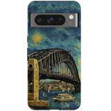 For Google Pixel 8 Pro Tough Protective Cover, Painting Of The Harbour Bridge | iCoverLover Australia