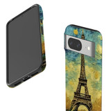 For Google Pixel 8, 8 Pro Tough Protective Cover, Eiffel Tower Painting | iCoverLover Australia