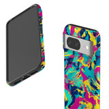 For Google Pixel 8, 8 Pro Tough Protective Cover, Abstract Strokes | iCoverLover Australia