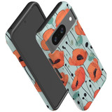 For Google Pixel 8, 8 Pro Tough Protective Cover, Poppy Field | iCoverLover Australia