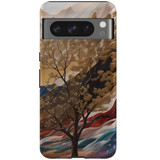 For Google Pixel 8 Pro Tough Protective Cover, Mysterious Golden Tree | iCoverLover Australia