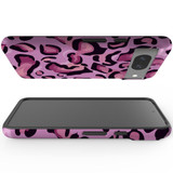 For Google Pixel 8, 8 Pro Tough Protective Cover, Magenta Leopard Pattern | iCoverLover Australia