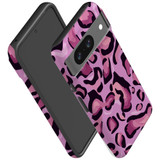 For Google Pixel 8, 8 Pro Tough Protective Cover, Magenta Leopard Pattern | iCoverLover Australia