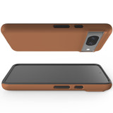 For Google Pixel 8, 8 Pro Tough Protective Cover, Brown | iCoverLover Australia