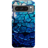 For Google Pixel 8 Pro Tough Protective Cover, Blue Mirror | iCoverLover Australia