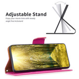 For Samsung Galaxy S24 Ultra, S24+ Plus or S24 Case - Lychee Folio Wallet PU Leather Cover, Kickstand, Rose Red | iCoverLover.com.au