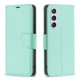 For Samsung Galaxy S24 Case - Lychee Folio Wallet PU Leather Cover, Kickstand, Green | iCoverLover.com.au
