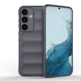 For Samsung Galaxy S24+ Plus Case - Wavy Shield, Durable TPU + Flannel Protective Cover, Dark Grey | iCoverLover.com.au