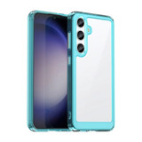 For Samsung Galaxy S24 Case - Durable Acrylic + TPU, Scratch-Resistant, Easy-Access, Clear Blue | iCoverLover.com.au