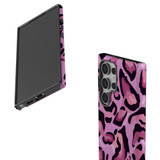 Magenta Leopard Tough Protective Cover for Galaxy S24 Ultra, S24+ Plus, S24 | Bold Protection