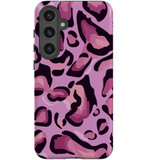 Magenta Leopard Tough Protective Case for Galaxy S24 | Bold Style