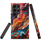 Waves Of The Sun Cover for Galaxy S24 Ultra, S24+ Plus, S24 | Solar Radiance