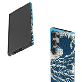 Japanese Wave Tough Protective Cover for Galaxy S24 Ultra, S24+ Plus, S24 | Artistic Defense